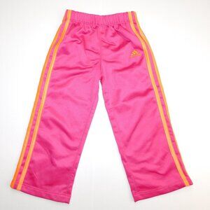 Adidas Pink Orange pull-on  Track Pant Toddler Girls 3T